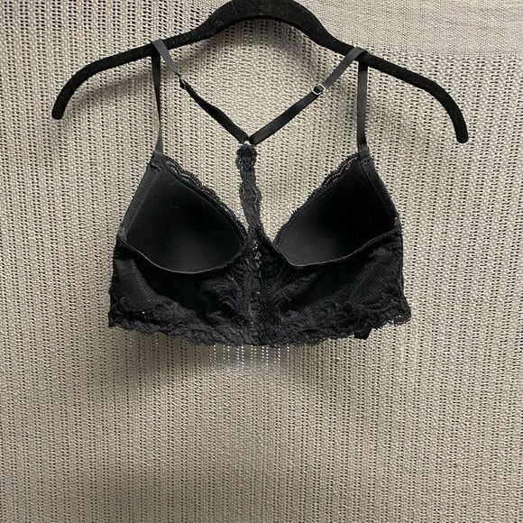 Natori black lace underwire adjustable straps bra - Picture 3 of 5
